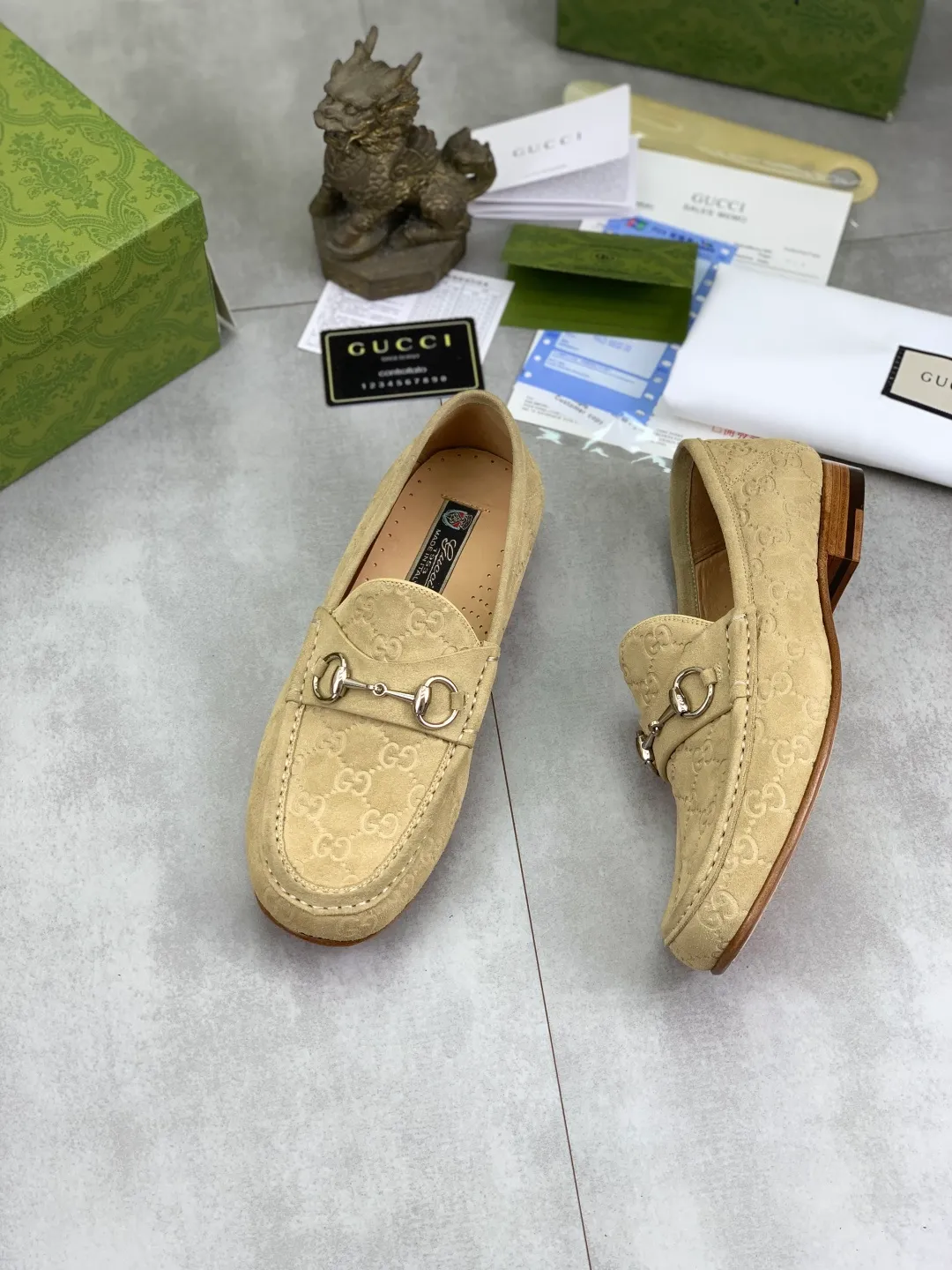 Men's men's shoes 💰P540 [New style] Water-dyed cowhide 💰💎💎💎 [Gucci] Gucci high-end men's formal business leather shoes, original order 1:1 authentic goods! Original imported high-end washed calfskin, original metal buckle, imported first-layer cowhide lining for feet, original outsole, men's shoe size: 38-44, multiple colors available